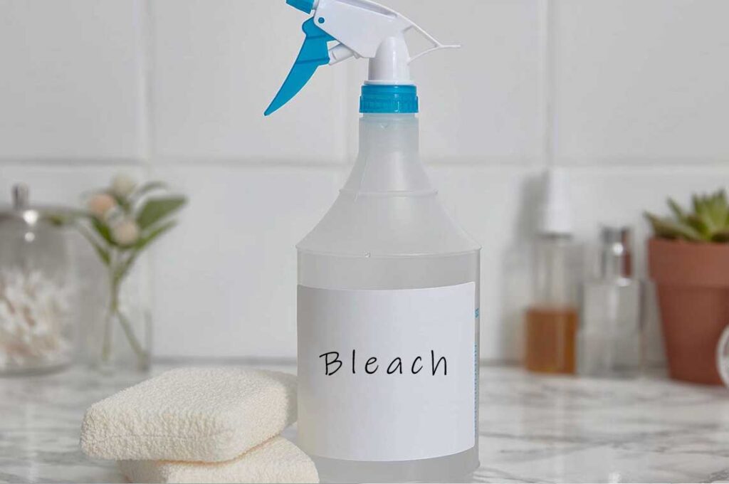 how to clean a coffee maker with bleach